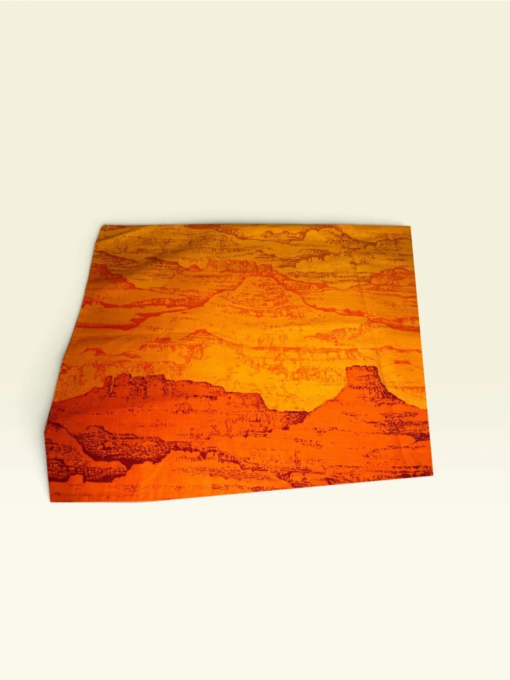 Vintage Marlborough Desert “ Sunrise Canyon Muslin King Size Pillowcase 40x20”
